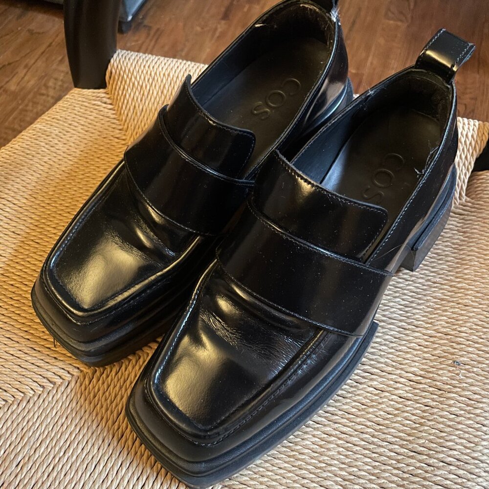 COS Chunky Square Toe Loafer